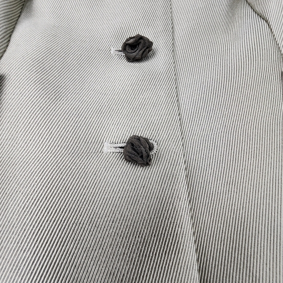Kay Unger New York Silk/Wool Metallic Career Blazer Size 2 - Picture 5 of 13